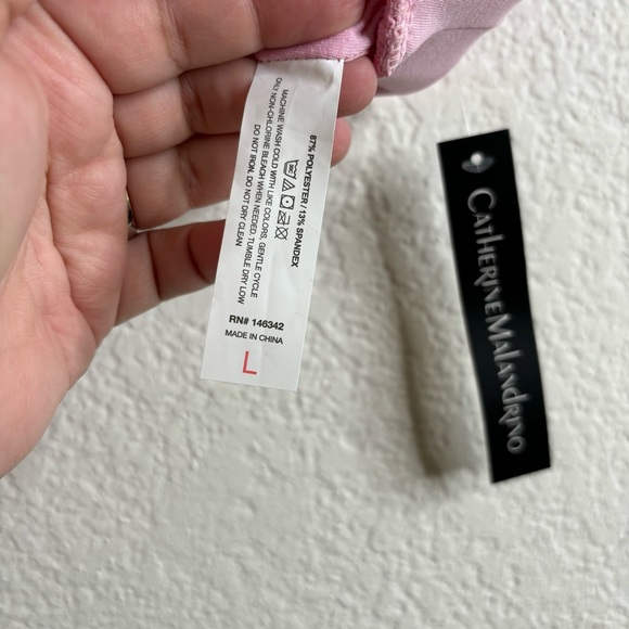 NWT Catherine Malandrino Bike Short Set- Size Large - Picture 11 of 12